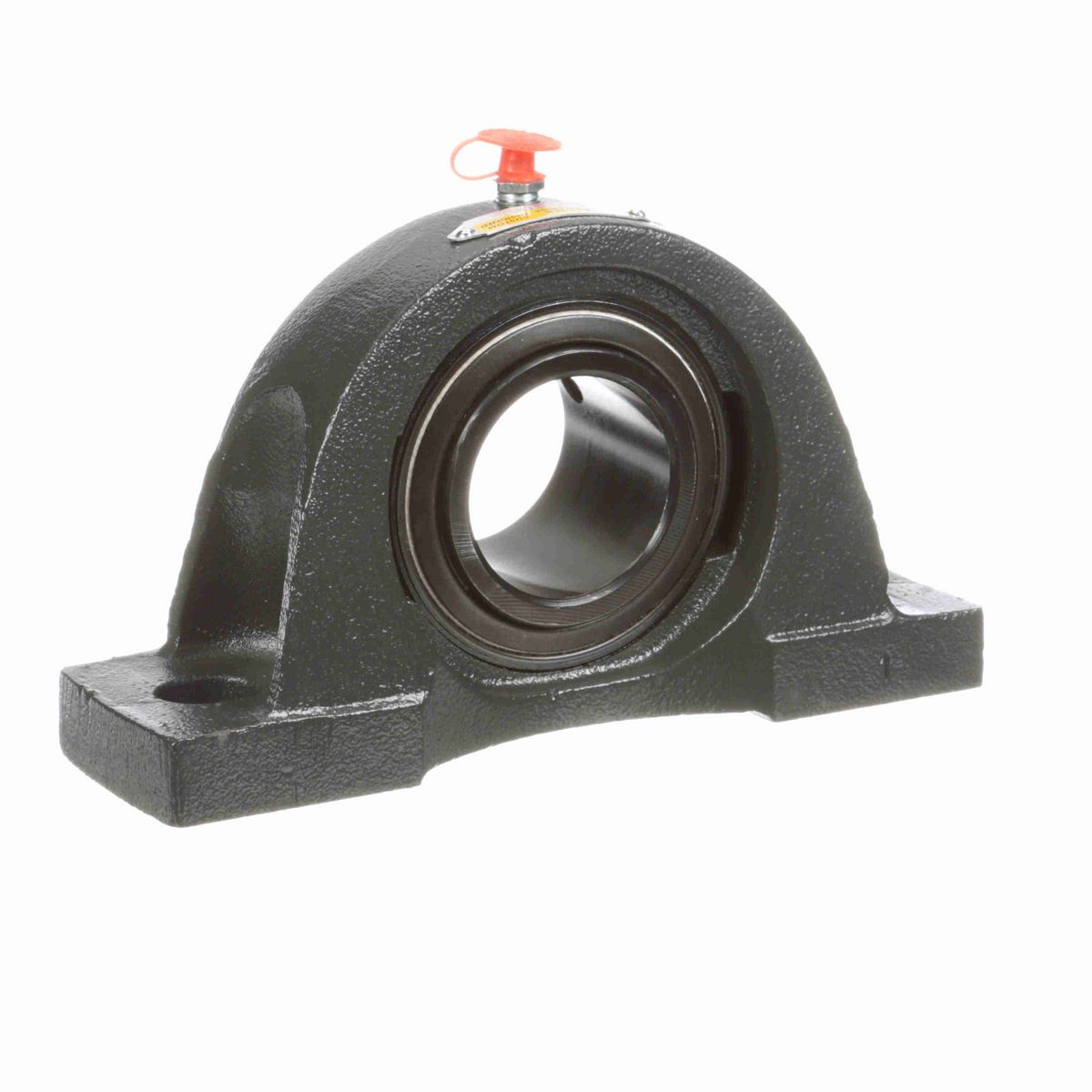 Sealmaster Mounted Cast Iron Two Bolt Pillow Block Ball Bearing - 52100 Bearing Steel, Black Oxided - Setscrew Lock - High Temperature - NP-31 HT