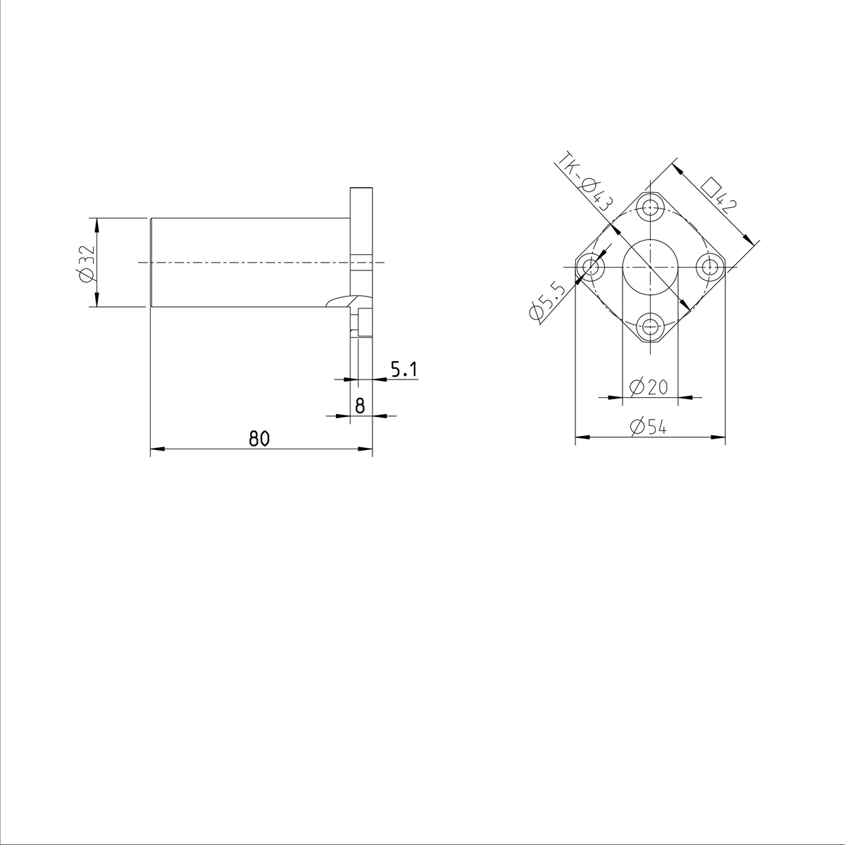 Фланцевая линейная втулка Bosch Rexroth KBMFT-20-DD [R074152000]