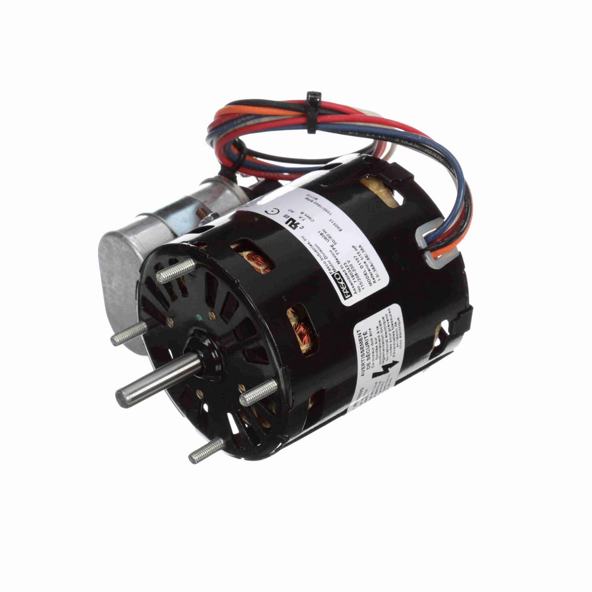 FASCO OEM Replacement Motor, 1/15 HP, 1 Ph, 50 Hz, 115/208-230 V, 1350/1640 RPM, 1 Speed, 3.3" Diameter, OAO - D1157