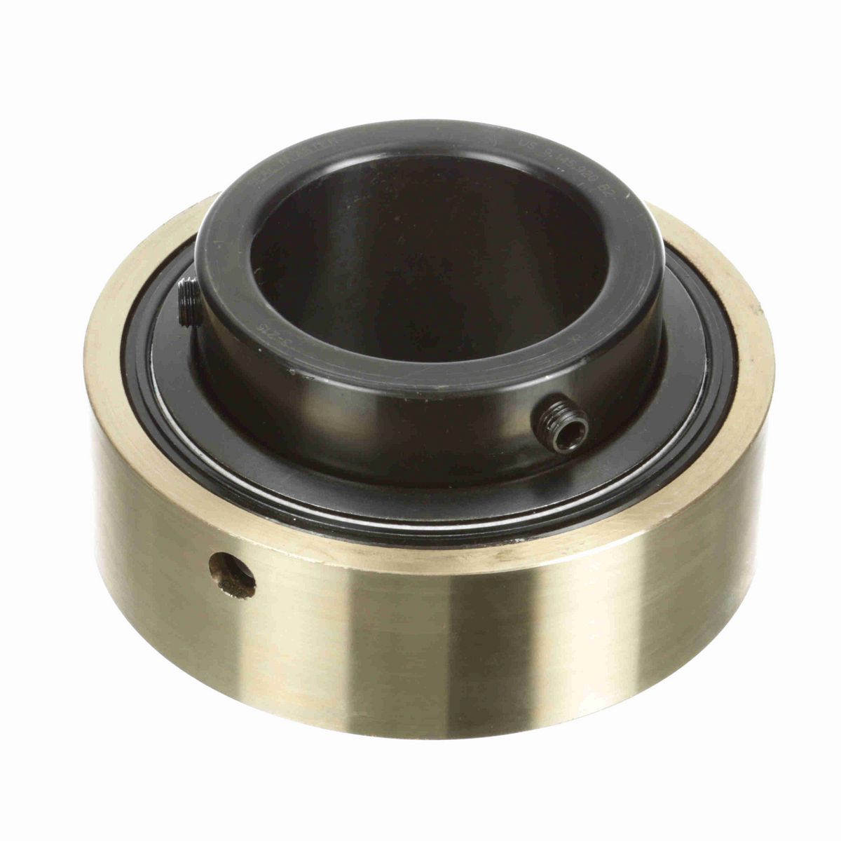 Sealmaster Mounted Insert Only Ball Bearing - 52100 Bearing Steel, Black Oxided - Setscrew Lock - AR-3-215