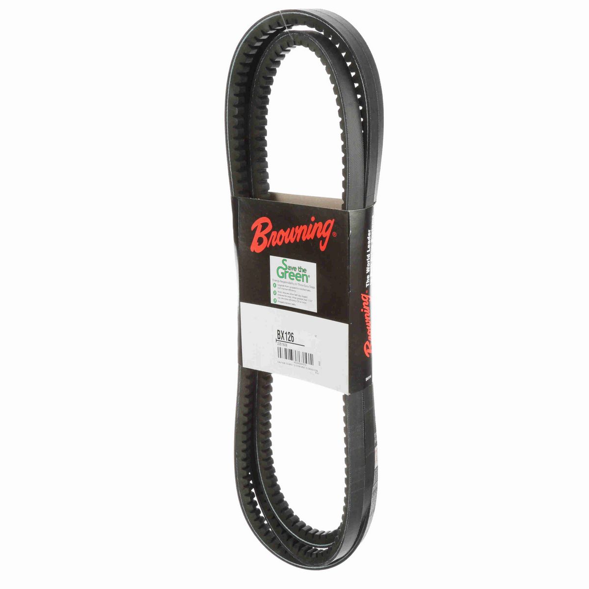 Browning EPDM Notched Belt 98% Efficient - BX126