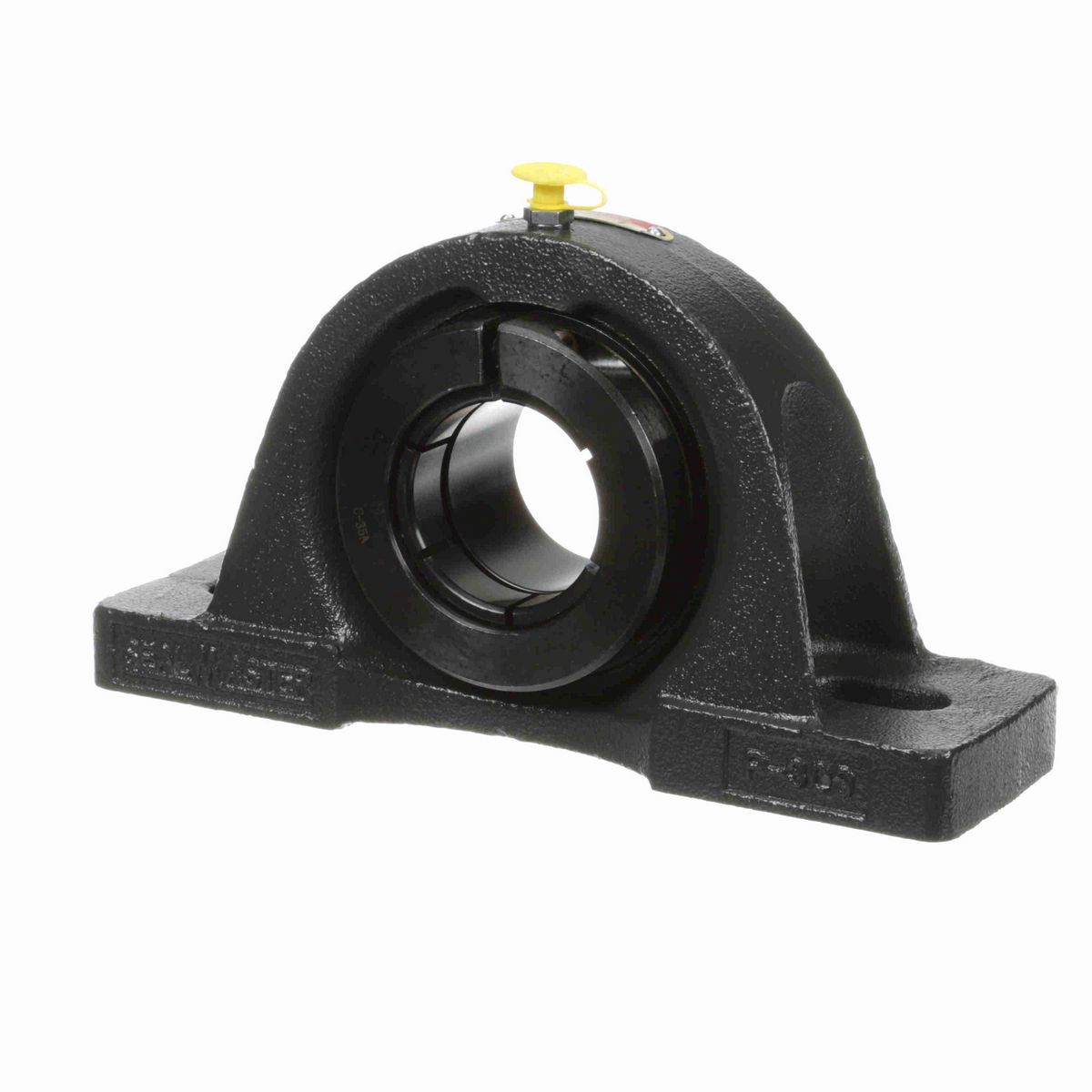 Sealmaster Mounted Cast Iron Two Bolt Pillow Block Ball Bearing - 52100 Bearing Steel, Black Oxided - Concentric Lock - MP-32T