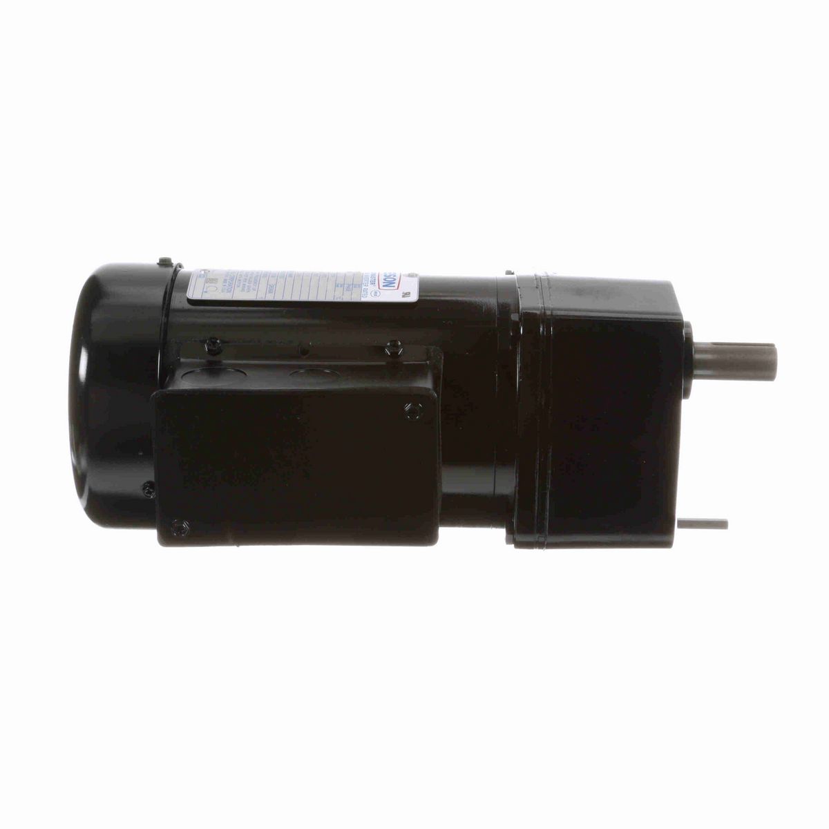 LEESON Parallel Shaft Gearmotor, 0.25 HP, 3 Ph, 60 Hz, 208-230/460 V, 345 RPM, 42Y Frame, TEFC - 096070.00