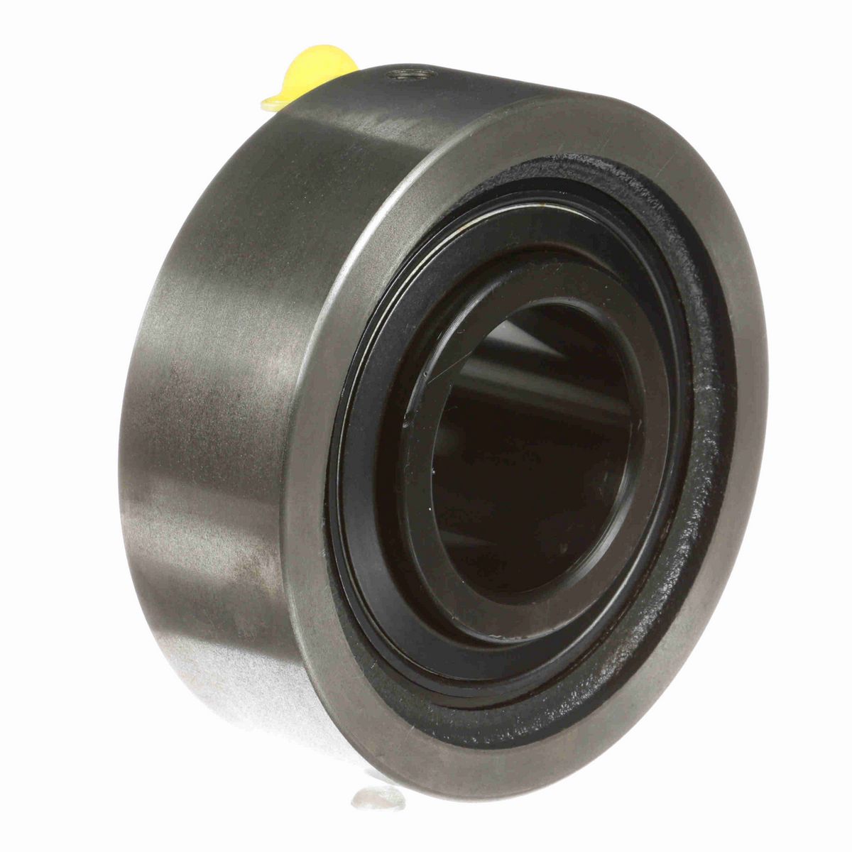 Sealmaster Mounted Cast Iron Cylindrical Cartridge Ball Bearing - 52100 Bearing Steel, Black Oxided - Setscrew Lock - SC-32