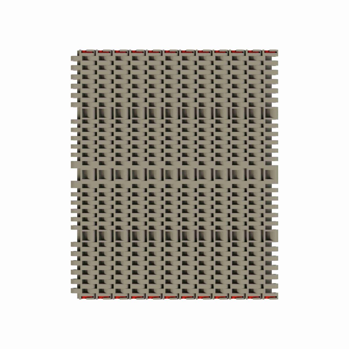 Rexnord 7705 SuperGrip™ Straight Running SuperGrip™, Material: Grey Tough Composite, Width: 24in, Pitch: 1in - 10384016