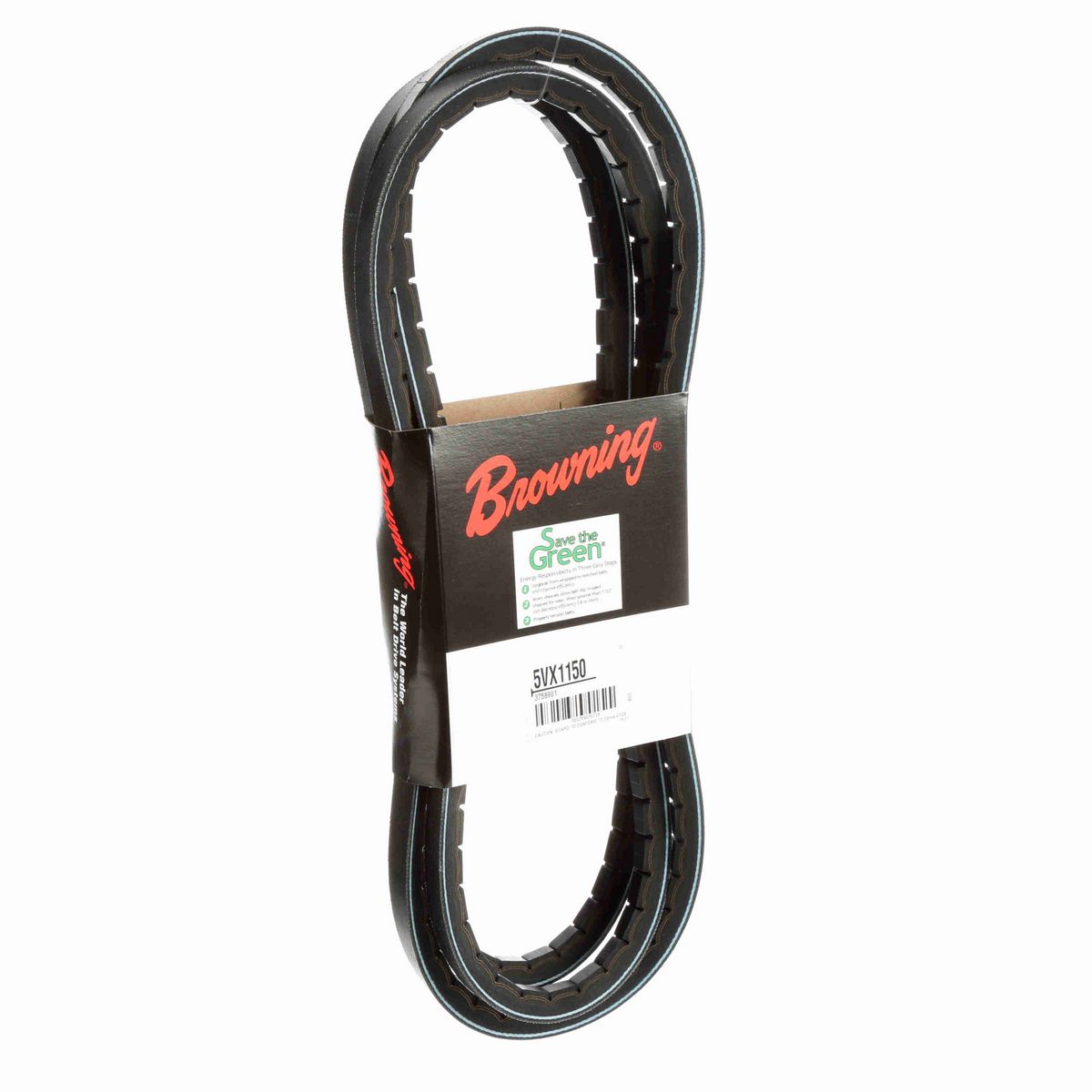 Browning EPDM Notched Belt 98% Efficient - 5VX1150
