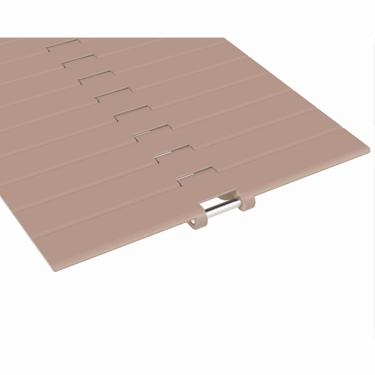 Rexnord HDS Straight Running Solid Top, Material: Tan Low Friction, Width: 12in, Pitch: 1.5in - 752.62.922