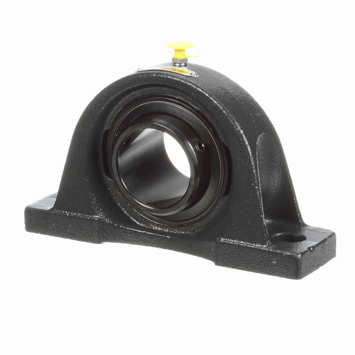 Sealmaster Mounted Cast Iron Two Bolt Pillow Block Ball Bearing - 52100 Bearing Steel, Black Oxided - Double Setscrew Lock - Air Handling Housing Fit, Noise Tested - NPD-35 CXU