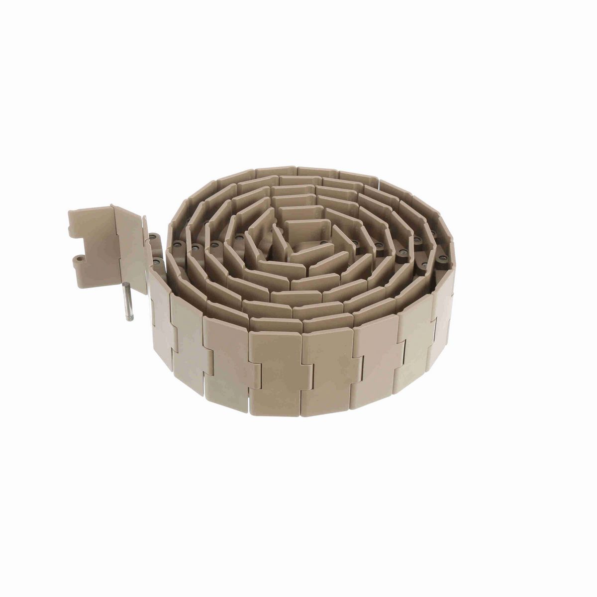 System Plast 828 Straight Running Solid Top, Material: Tan Low Friction, Width: 3.3in, Pitch: 1.5in - LF828-K330