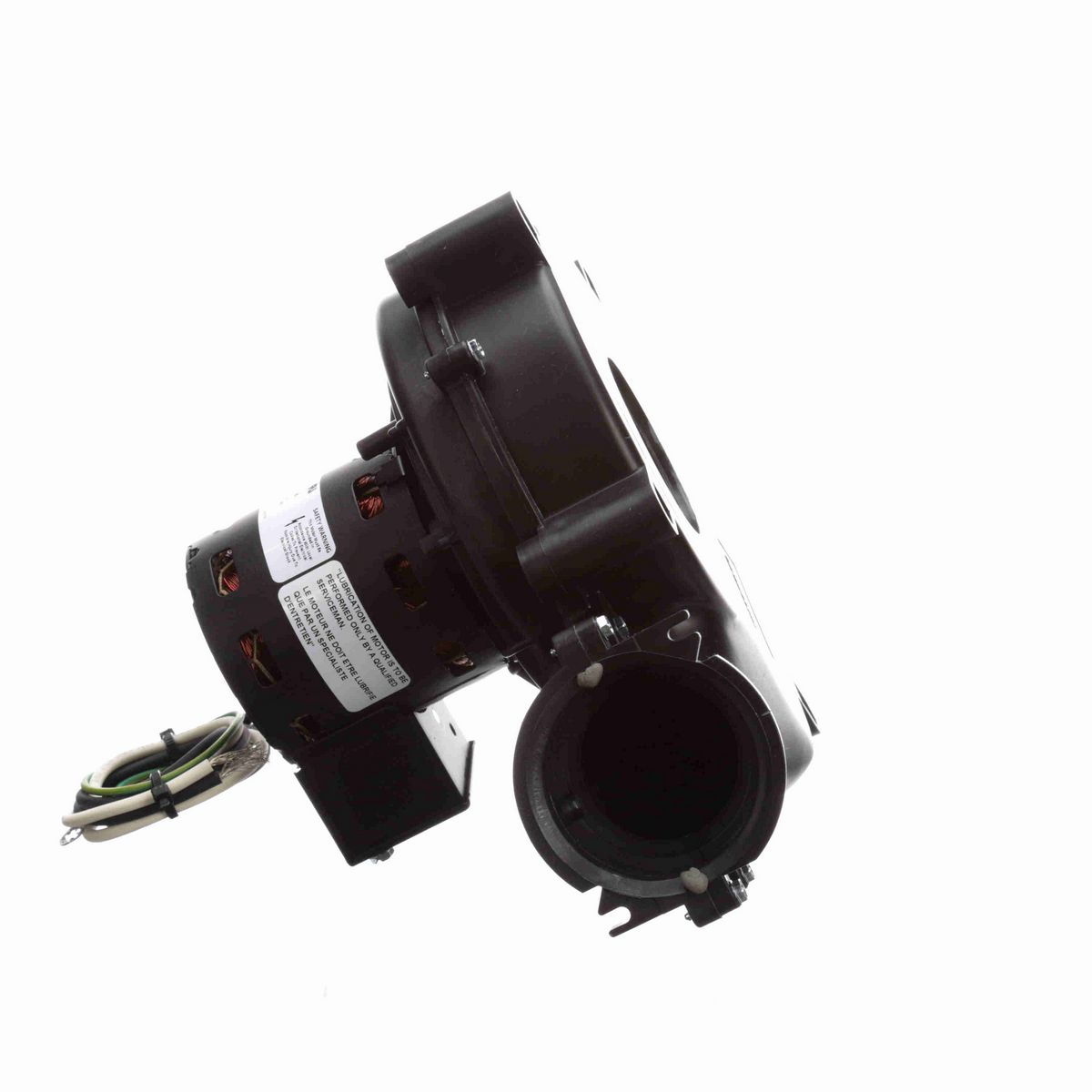 FASCO Round Outlet Permanent Split Capacitor OEM Replacement Draft Inducer Blower, 115 Volts, Flange: Yes - A158