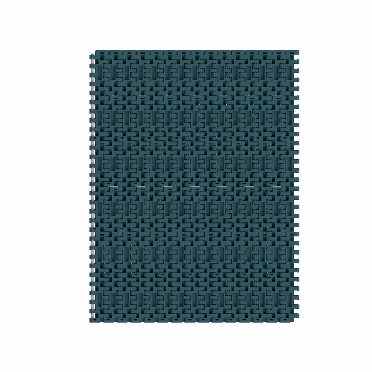 Rexnord 1005FT Straight Running Solid Top, Material: Green Low Friction Acetal, Width: 340mm, Pitch: 1in - 877.00.13