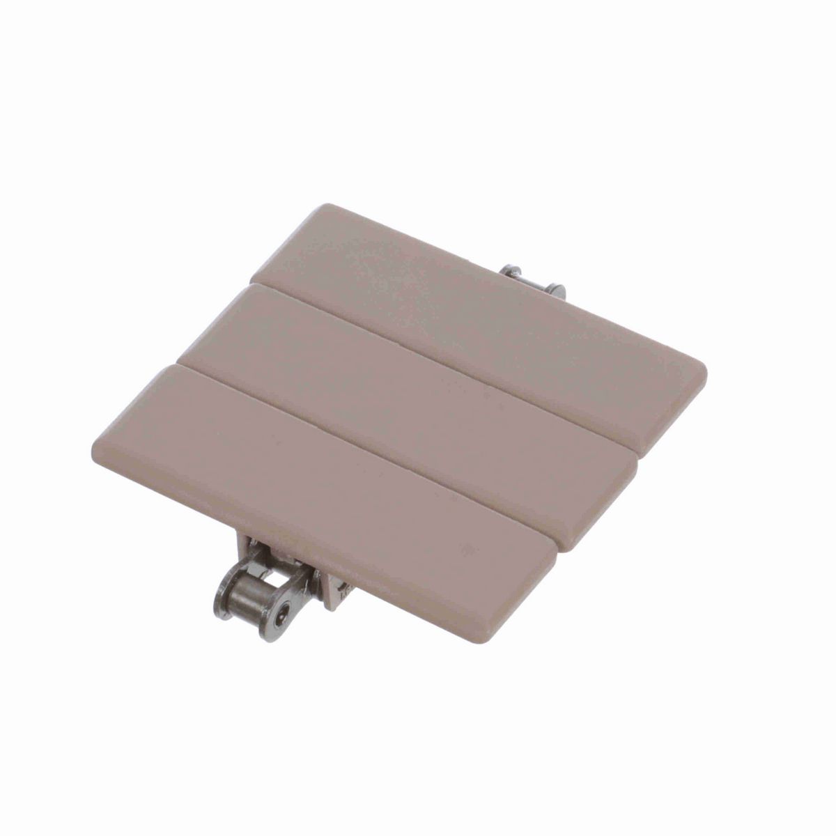 System Plast 843 Straight Running Solid Top, Material: Tan Low Friction, Width: 3.25in, Pitch: 1in - LF843-K325