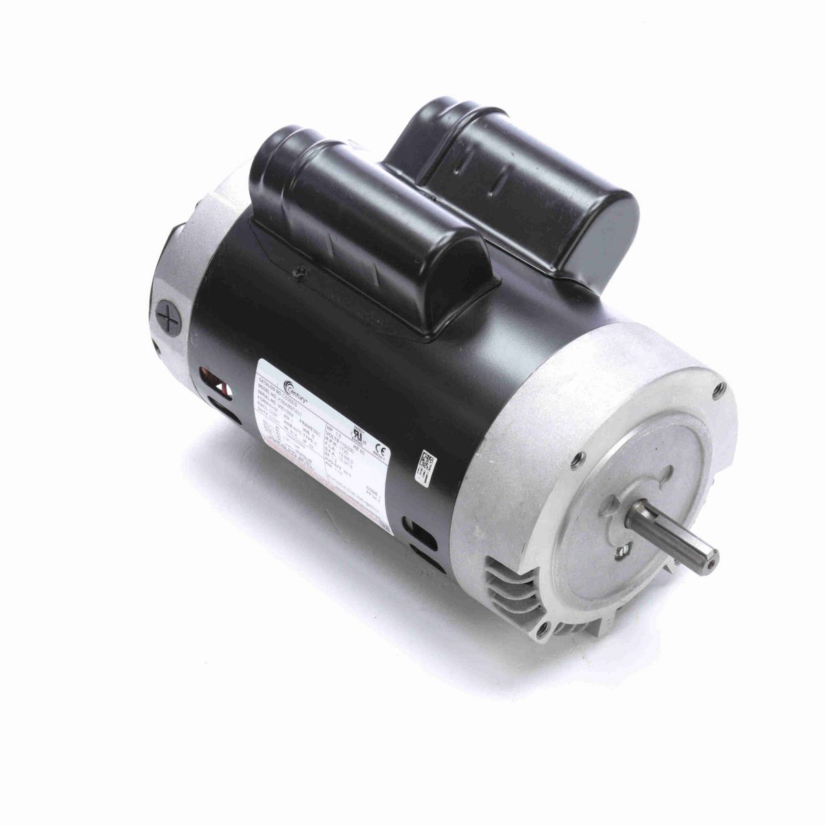 Century General Purpose Motor, 1.5 HP, 1 Ph, 60 Hz, 115/230 V, 1800 RPM, 56C Frame, ODP - C506ES