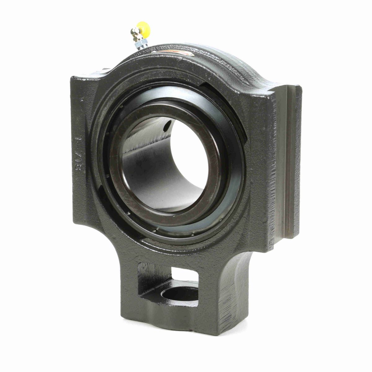 Sealmaster Mounted Cast Iron Wide Slot Take Up Ball Bearing - 52100 Bearing Steel, Black Oxided - Setscrew Lock - MST-63C