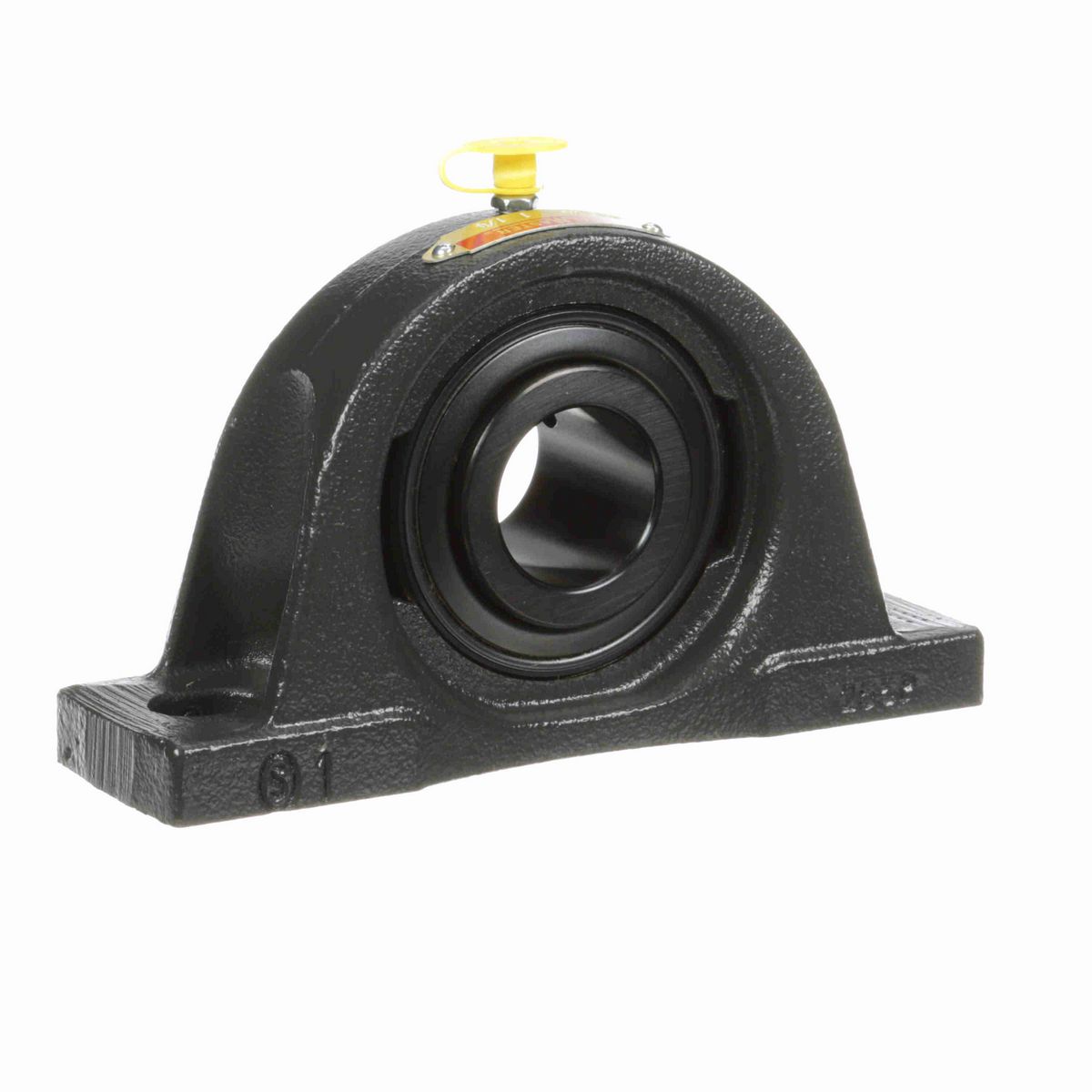 Sealmaster Mounted Cast Iron Two Bolt Low Base Pillow Block Ball Bearing - 52100 Bearing Steel, Black Oxided - Setscrew Lock - NPL-20