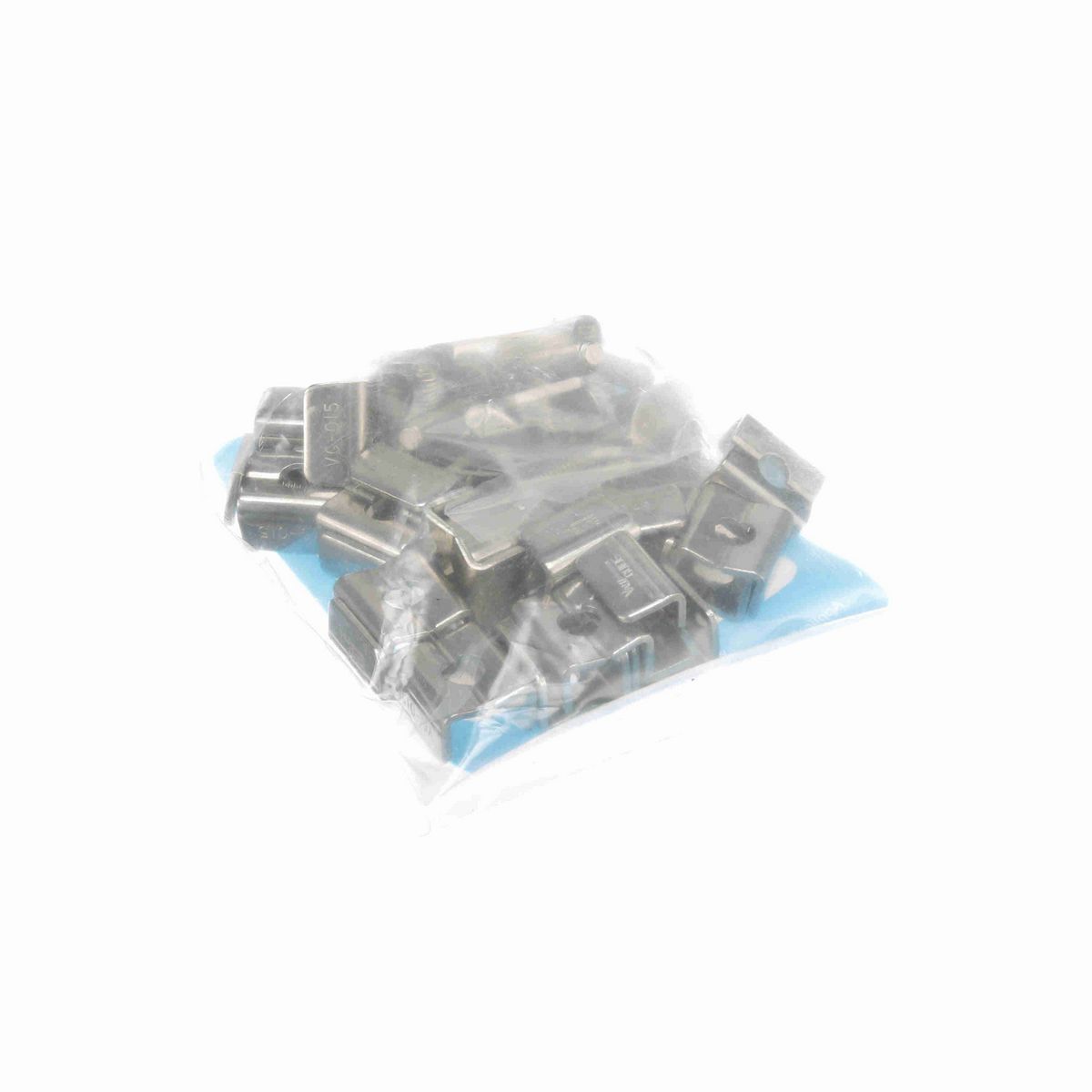 System Plast Single Rail Clip, Stainless Steel, 1" - VG-015-03