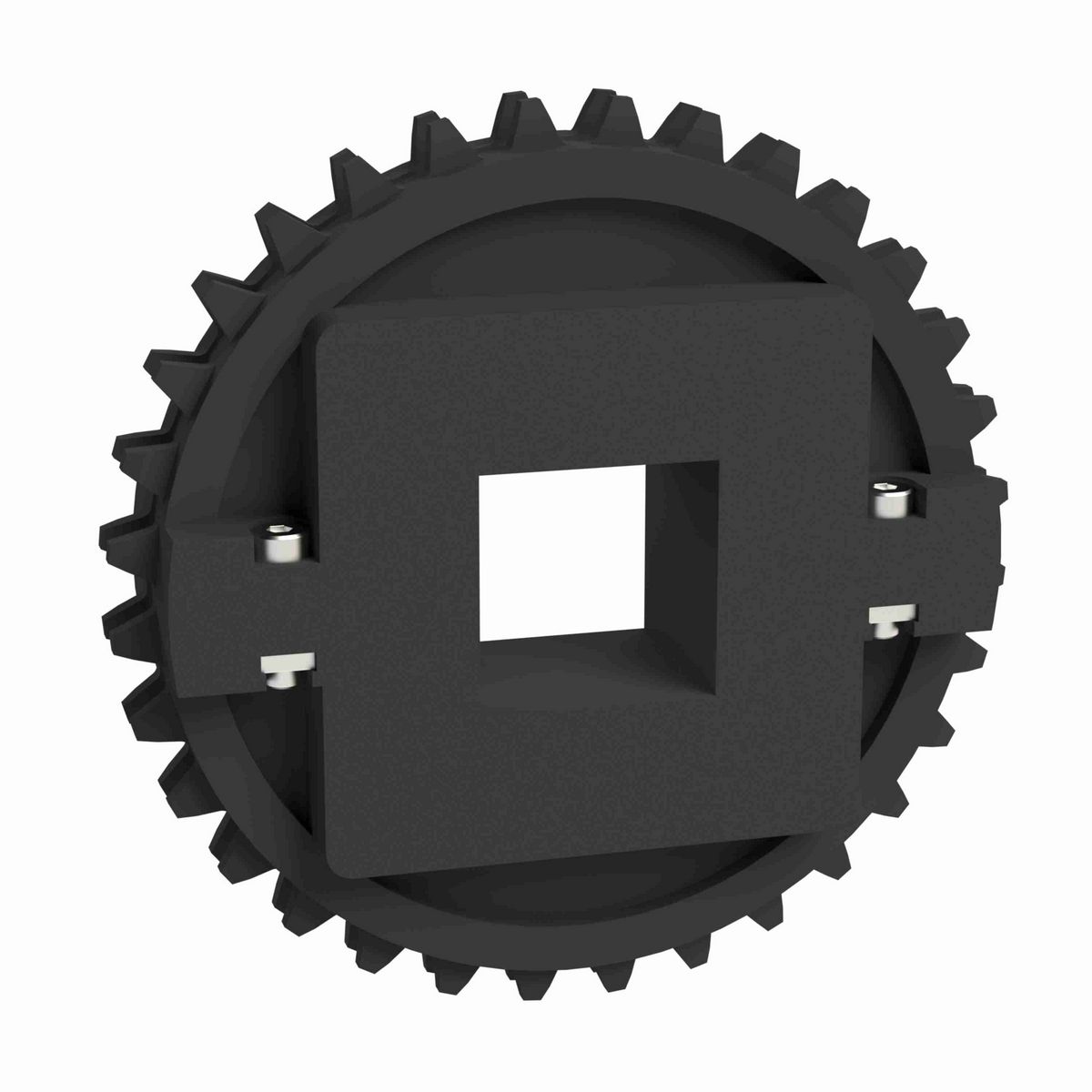 Rexnord 1500 Series Split Molded Nylon Sprocket with 32 Teeth and a 40mm Square Bore - 614-211-1