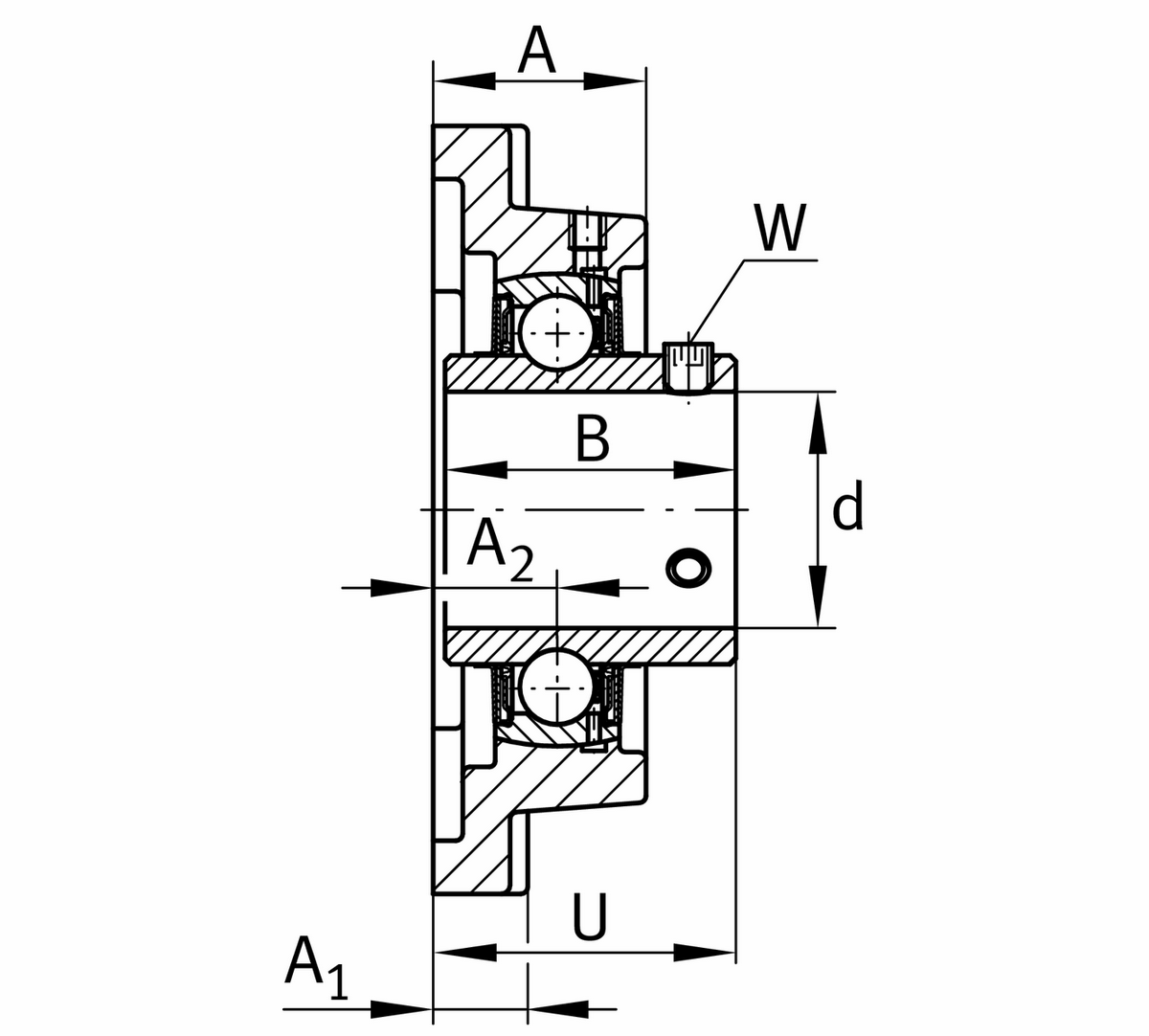 Фланцевый корпус FAG UCF203-11