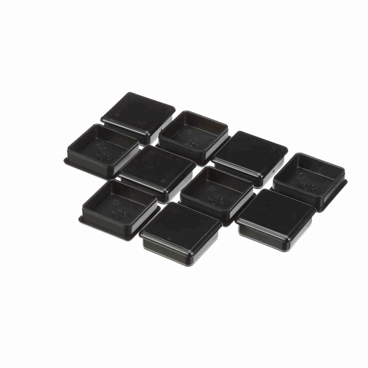 System Plast Tube Cap (Square); Series: VG-560, Thread: N/A for a 1-1/2 Sq. Tube w/ 0.120" Wall Thickness - VG-560-1.5-16