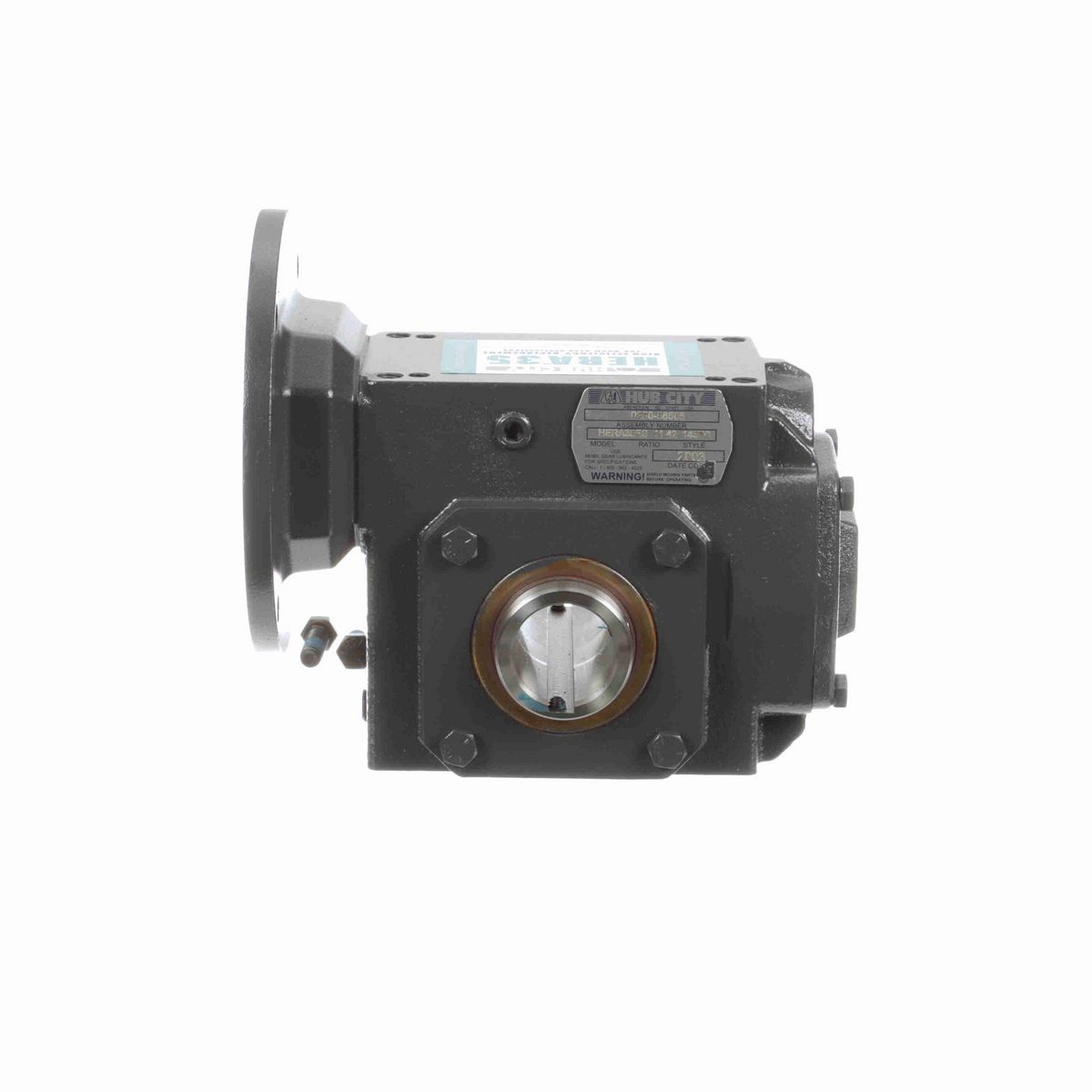 Hub City HERA Gear Reducer HERA Cast Iron Helical-Hypoid Reducer - HERA35ES 11.42 143TC 1.438