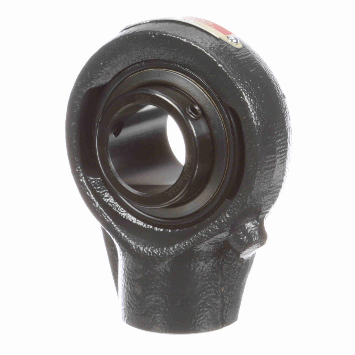 Sealmaster Mounted Cast Iron Hanger Unit Ball Bearing - 52100 Bearing Steel, Black Oxided - Setscrew Lock - SCHB-206