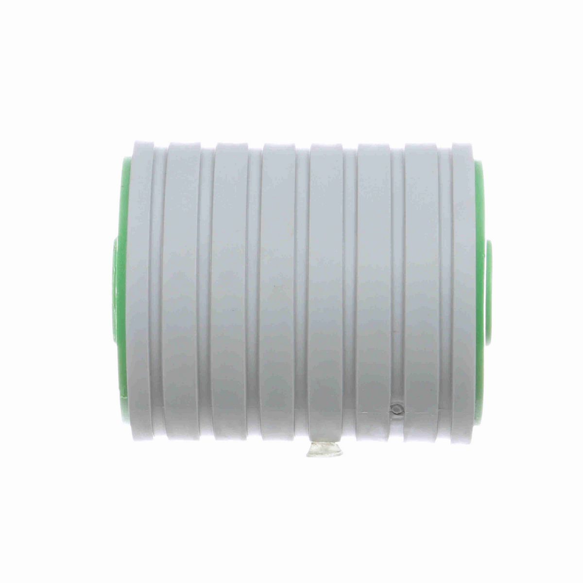 System Plast Return Roller with Rubber; OD: 67-mm, Shaft Dia: 20-mm, Length: 84.5-mm, Color: Green - RR-67B20ML85-PEG