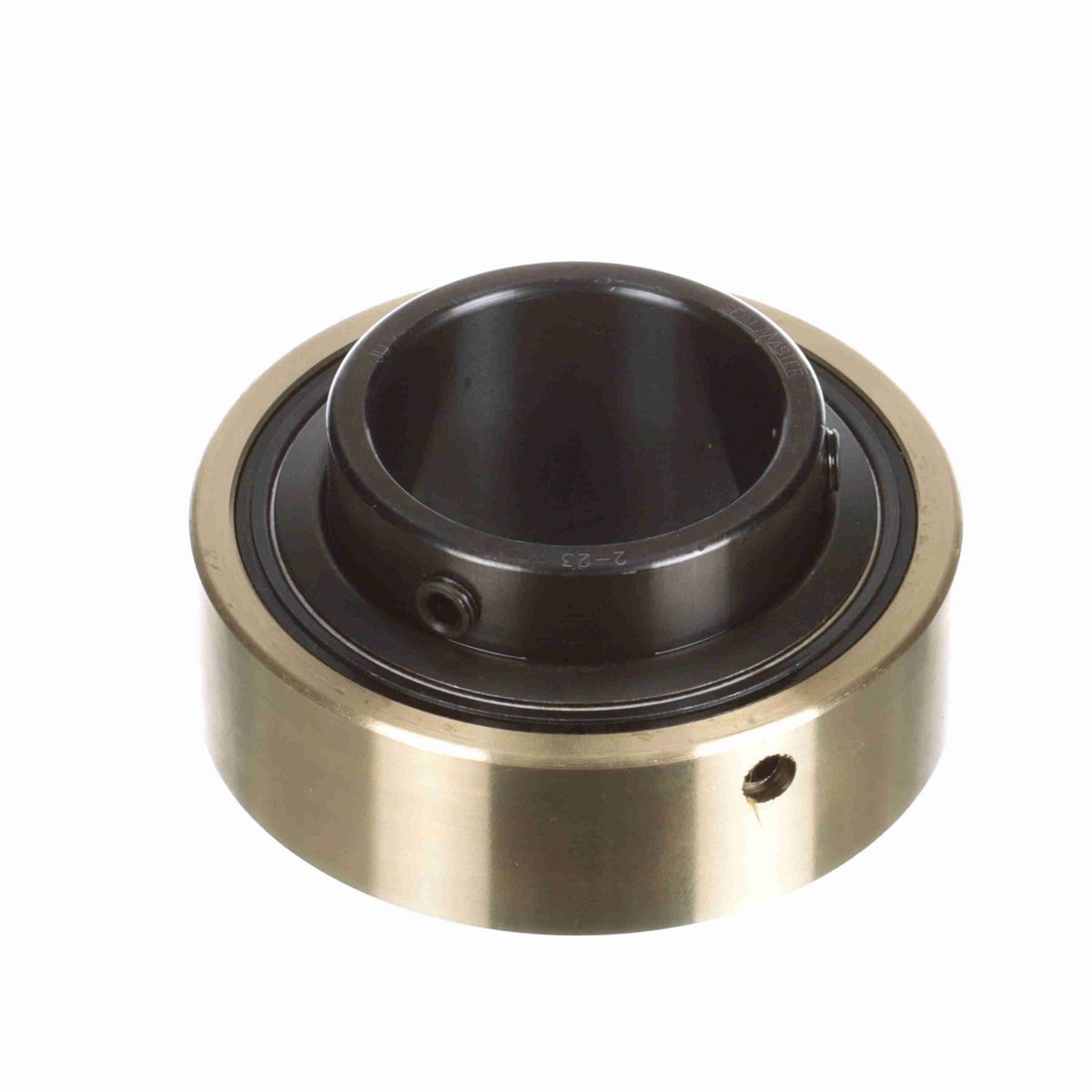 Sealmaster Mounted Insert Only Ball Bearing - 52100 Bearing Steel, Black Oxided - Setscrew Lock - AR-2-23
