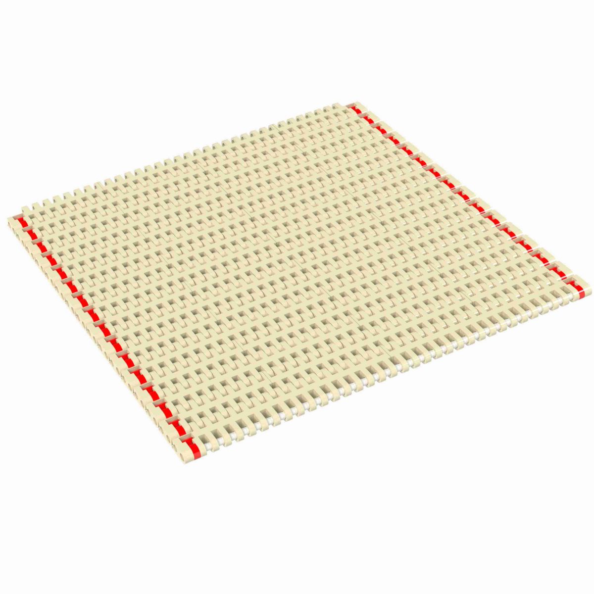 Rexnord 8505 RubberTop® Straight Running RubberTop®, Material: Beige High Temperature, Width: 36in, Pitch: 0.75in - 10324742
