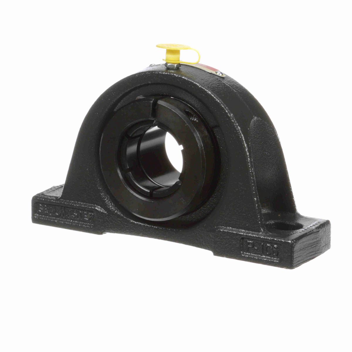Sealmaster Mounted Cast Iron Two Bolt Pillow Block Ball Bearing - 52100 Bearing Steel, Black Oxided - Concentric Lock - NP-22T