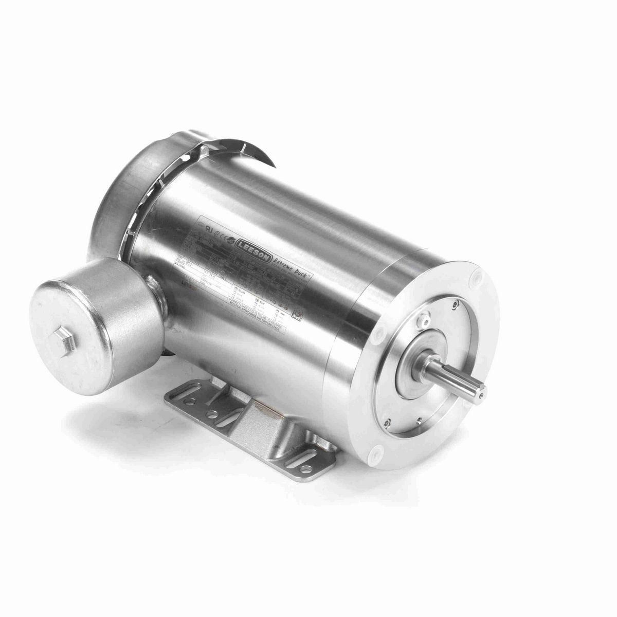 LEESON General Purpose Motor, 2 & 1.50 HP, 3 Ph, 60 & 50 Hz, 230/460 & 190/380 V, 1800 & 1500 RPM, 56C Frame, TEFC - 119529.00