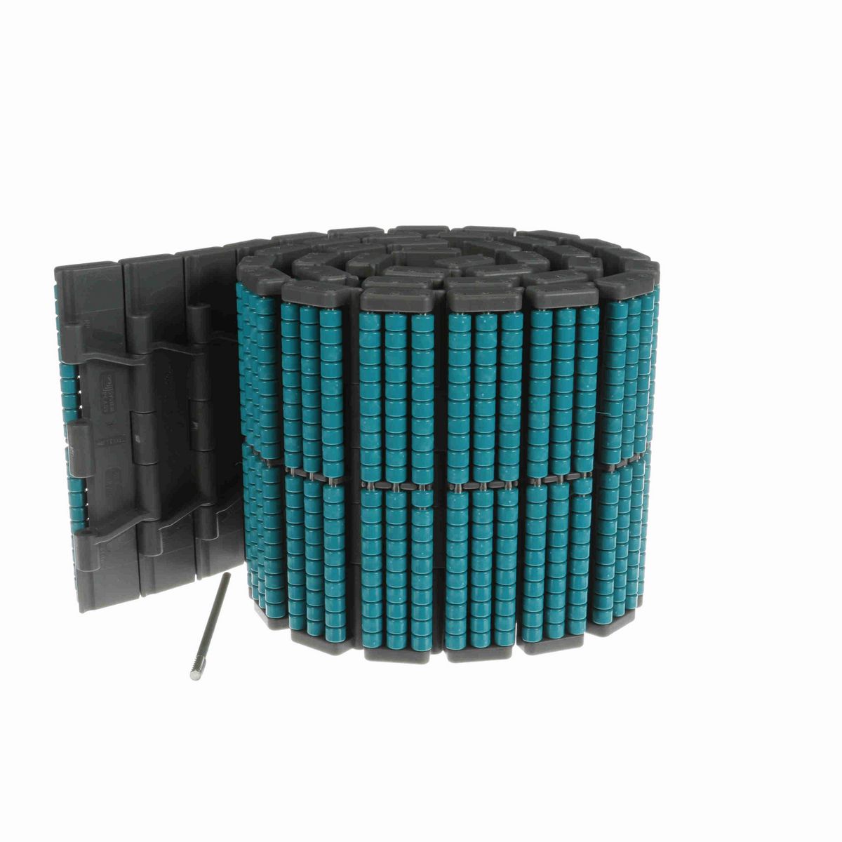 System Plast 821LBP Straight Running Low Backline Pressure, Material: Gray Low Friction, Width: 7.5in, Pitch: 1.5in - LFG821LBP-K750