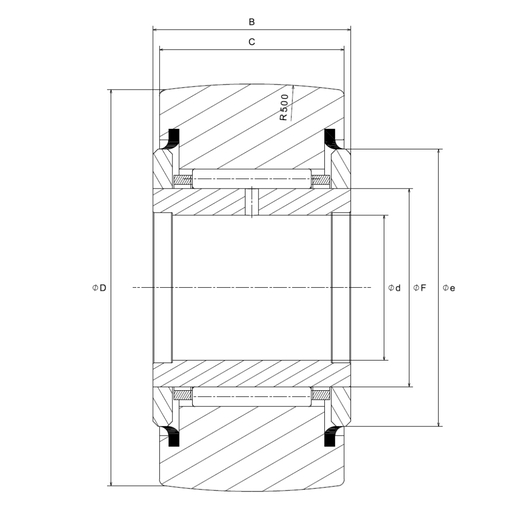Опорный ролик с внутренним кольцом NTN NATR30LL/3AS