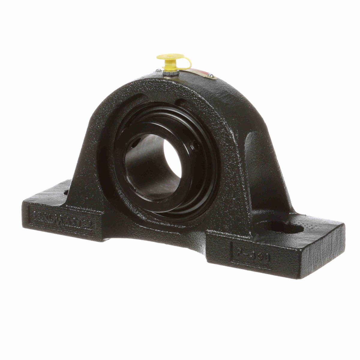 Sealmaster Mounted Cast Iron Two Bolt Pillow Block Ball Bearing - 52100 Bearing Steel, Black Oxided - Setscrew Lock - MP-28C