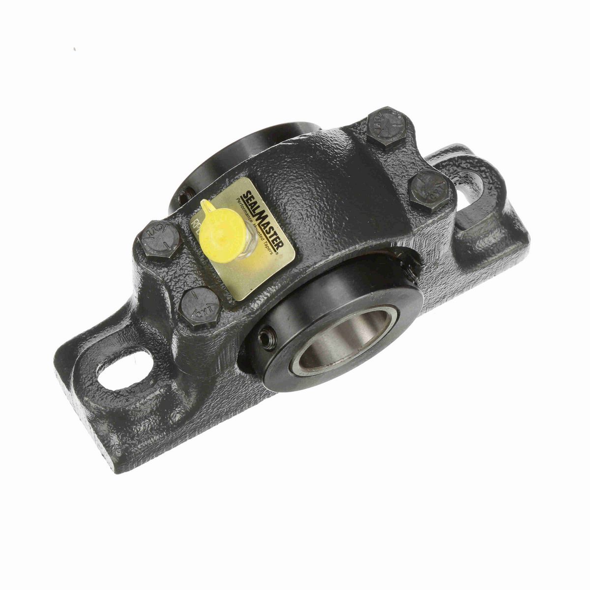 Sealmaster Mounted Cast Iron Two Bolt Pillow Block Tapered Roller - 52100 Bearing Steel - Double Collar Mount Lock - RPB 107-2