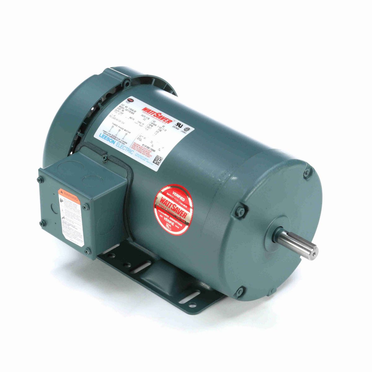 LEESON Special Voltage Motor, 1.50 HP, 3 Ph, 60 Hz, 575 V, 1800 RPM, 56 Frame, TEFC - 119540.00