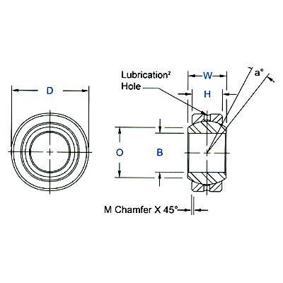 Aurora Bearing Shock Absorber Bearings Timken HCOM-24ET-8