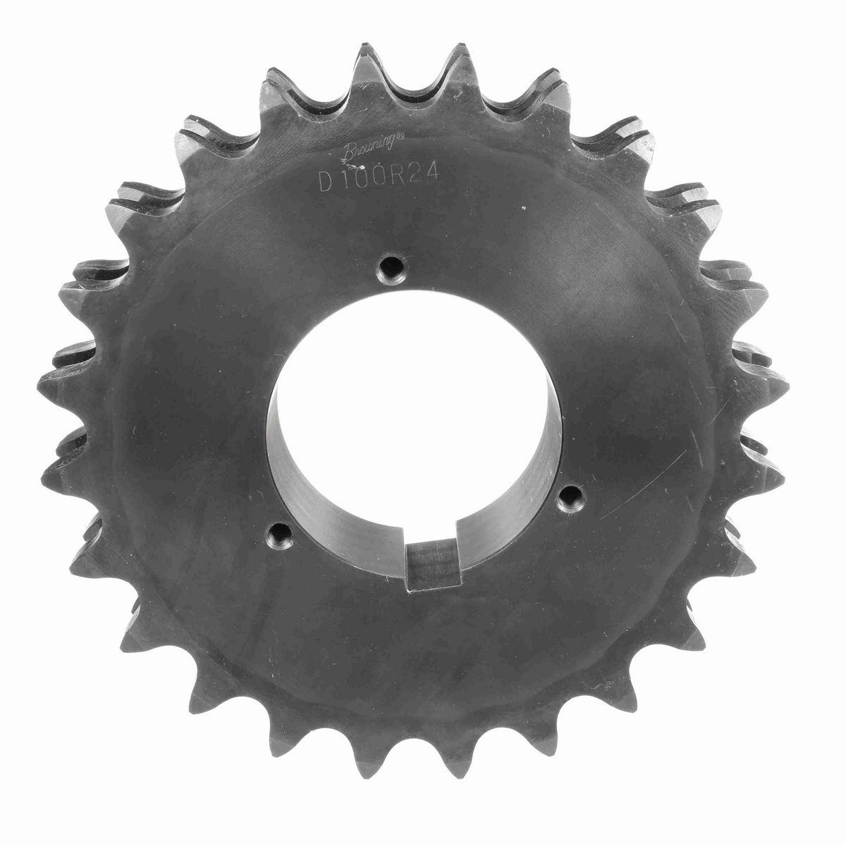 Browning Steel Bushed Bore Roller Chain Sprocket - D100R24