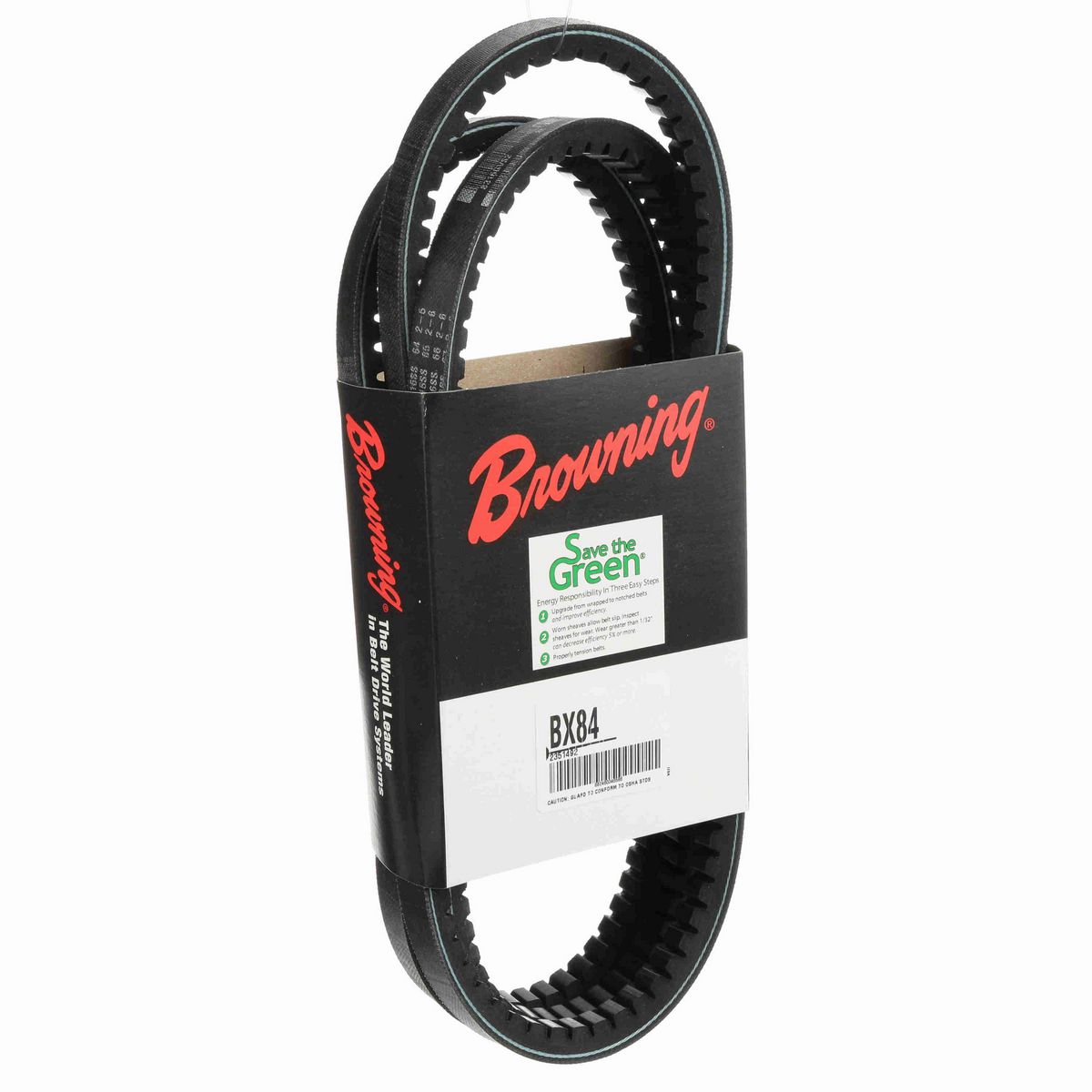 Browning EPDM Notched Belt 98% Efficient - BX84