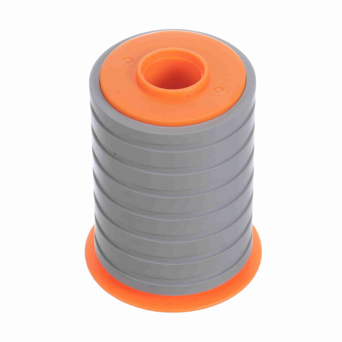 System Plast Flanged Return Roller with Rubber; OD: 2.24-in, Shaft Dia: 0.75-in, Length: 3.15-in, Color: Orange - RETURN ROLLER