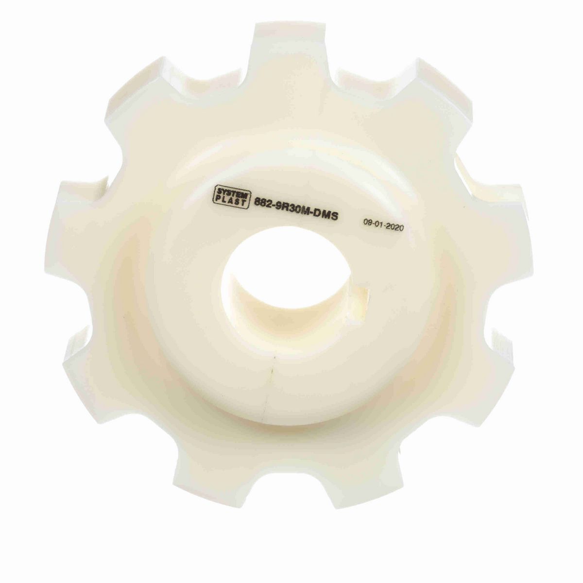 System Plast 882 Series Split Machined Sprocket with 9 Teeth and a 30mm Round Shaft-Ready Bore - 882-9R30M-DMS