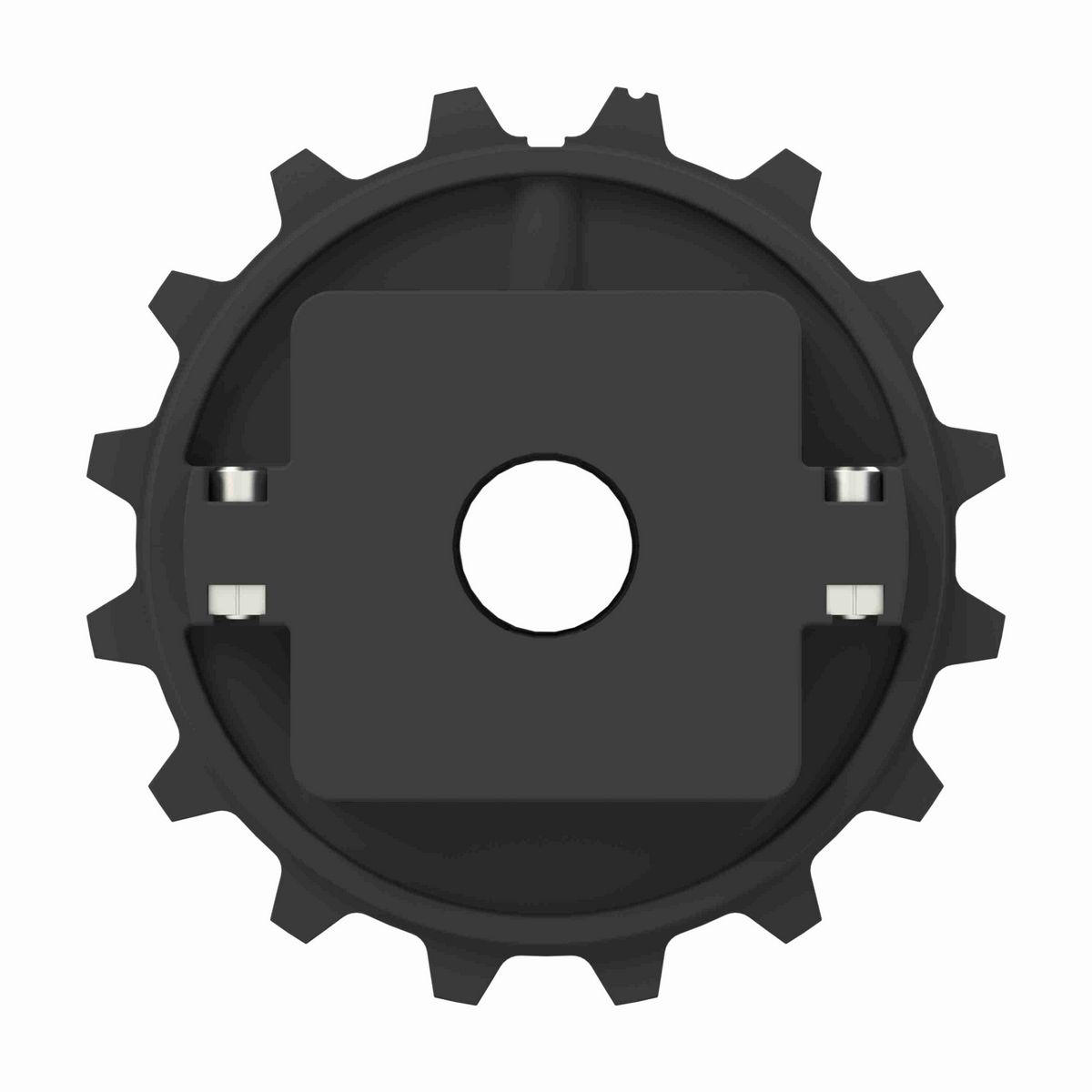 Rexnord 7950 Series Split Molded Nylon Sprocket with 16 Teeth and 1-1/4in Round Idler Bore - 614-167-7