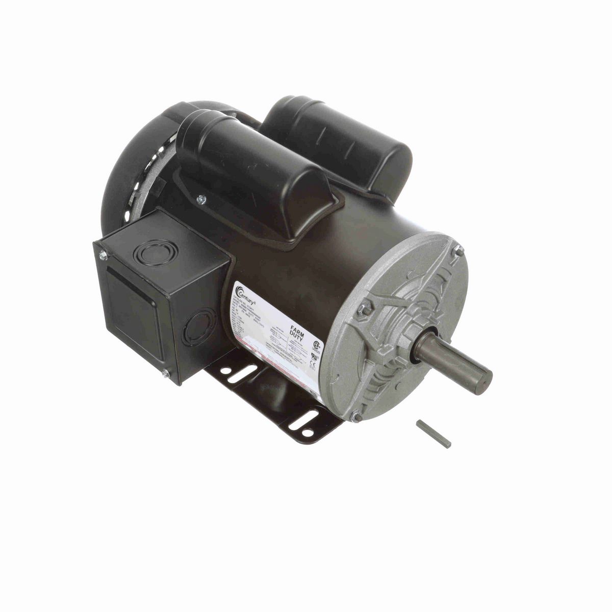 Century General Purpose Farm Duty Motor, 1.5 HP, 1 Ph, 60 Hz, 115/230 V, 1800 RPM, 56HZ Frame, TEFC - K104V1