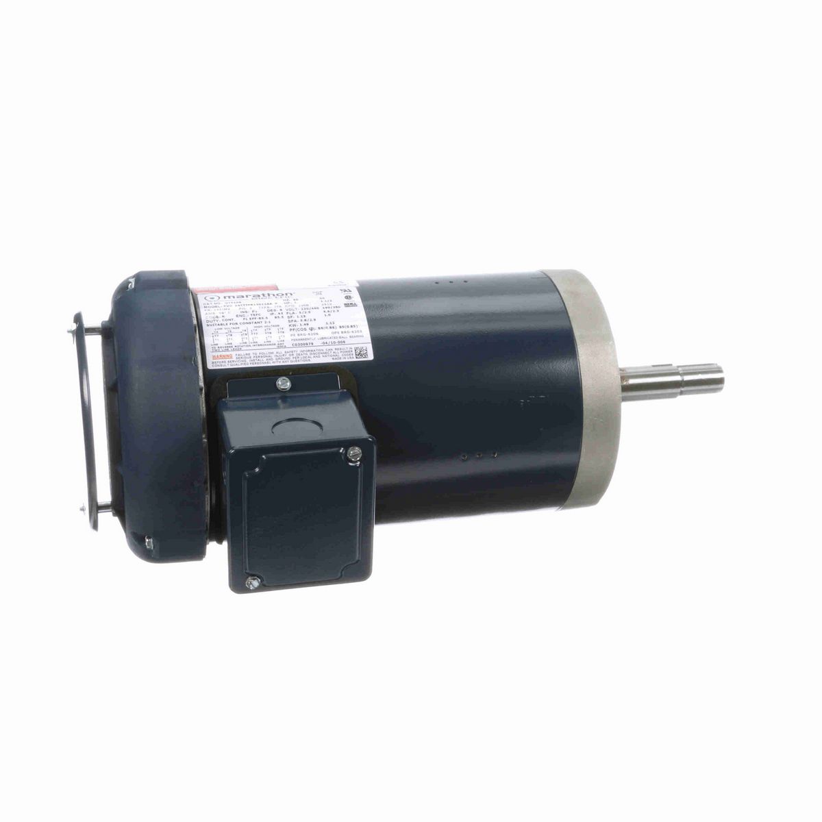 LEESON Close-Coupled Pump Motor, 2 & 1.50 HP, 3 Ph, 60 & 50 Hz, 230/460 & 190/380 V, 3600 & 3000 RPM, 145JMV Frame, TEFC - GT5106