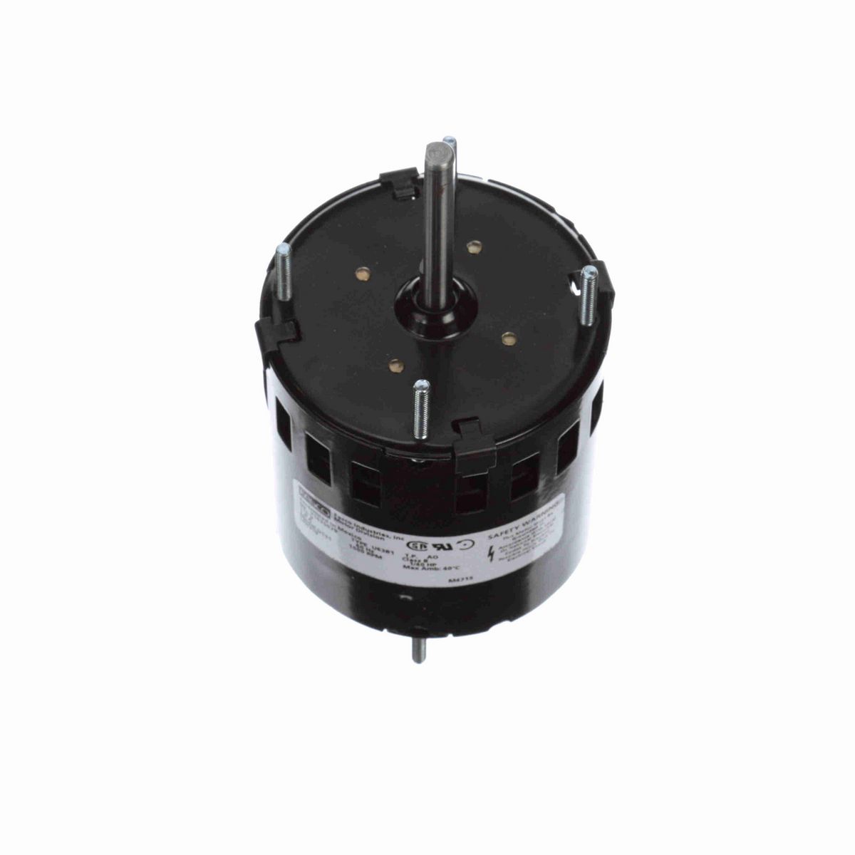 FASCO Fan and Blower Motor, 1/40 HP, 1 Ph, 60 Hz, 115 V, 1500 RPM, 1 Speed, 3.3" Diameter, OAO - D131