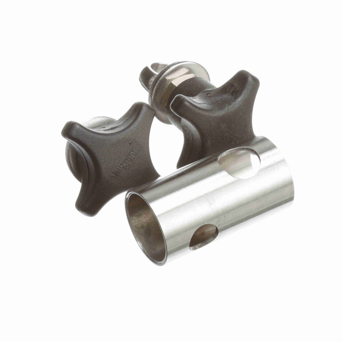 System Plast Cross Block for 1/2-in round x 5/8-in round w/ 2 Knobs - VG-621S-12-58