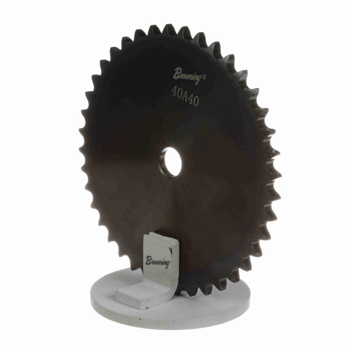 Browning Steel Minimum Plain Bore Roller Chain Sprocket - 40A40