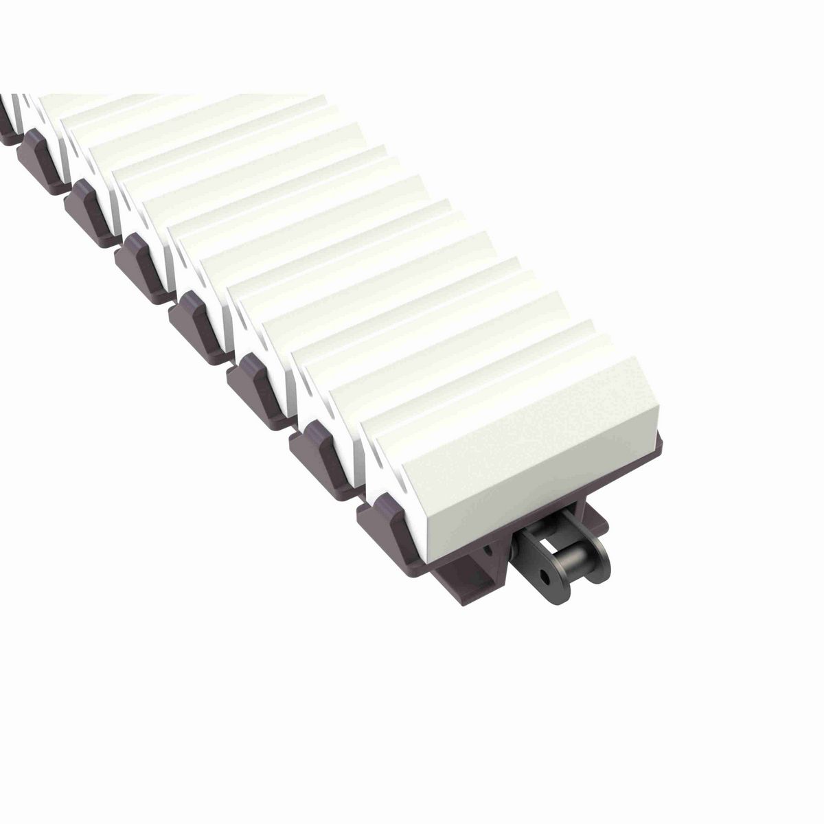 Rexnord 1873TAB SideGrip™ Side-flexing, Material: Brown High Performance, Width: 3.75in, Pitch: 1.5in - 10447439
