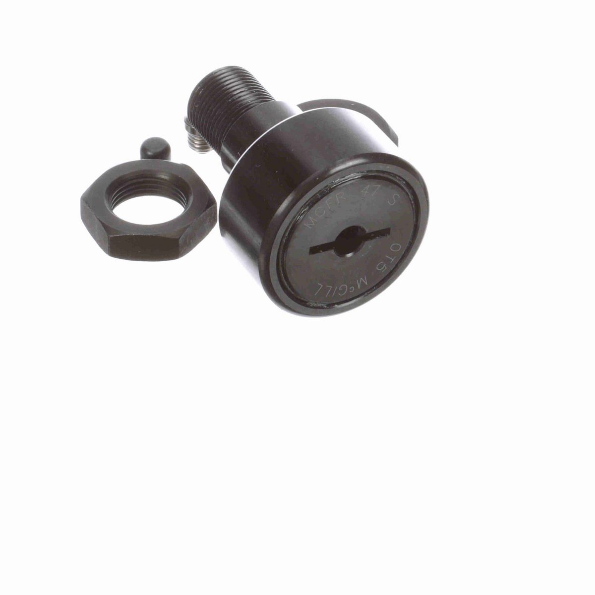 Опорный ролик с цапфой McGill CAMROL MCFRE 47 S, бочкообразный, с уплотнением, со шлицем под отвёртку, метрический