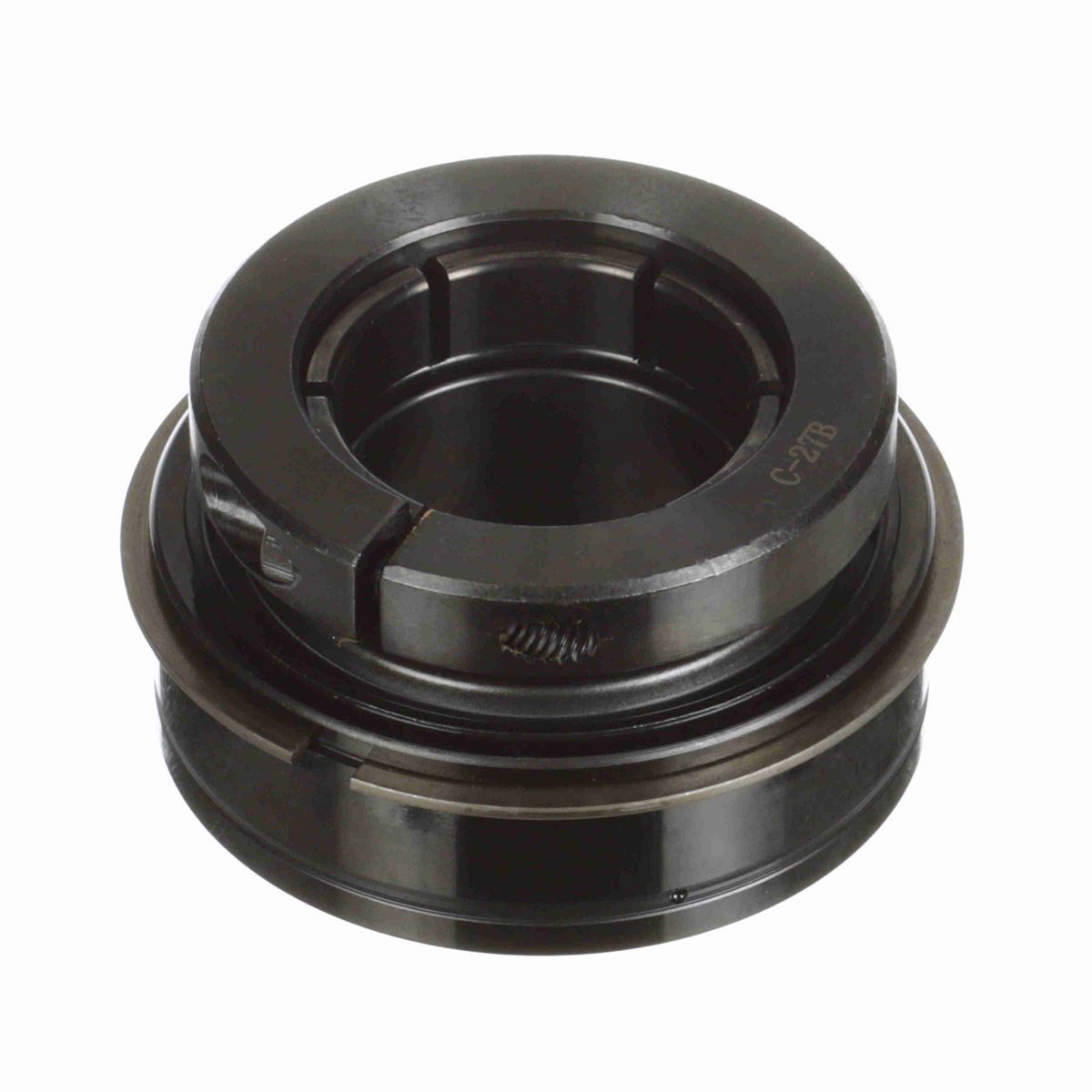 Sealmaster Mounted Insert Only Ball Bearing - 52100 Bearing Steel, Black Oxided - Concentric Lock - ER-28TC