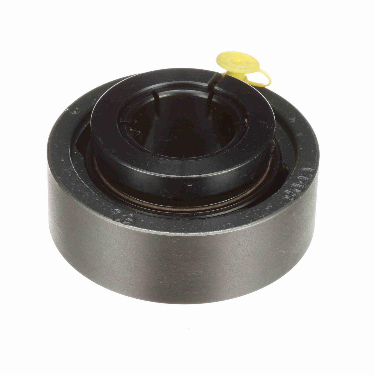 Sealmaster Mounted Cast Iron Cylindrical Cartridge Ball Bearing - 52100 Bearing Steel, Black Oxided - Concentric Lock - SC-27T
